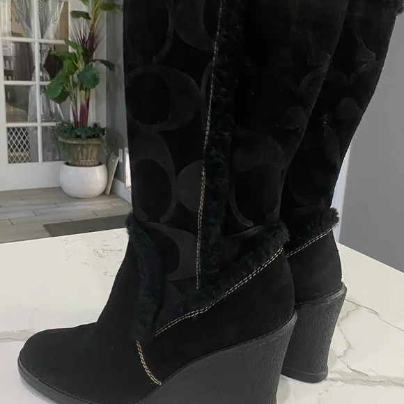Coach Jordana Signature boots 5.5 M - Picture 5 of 9
